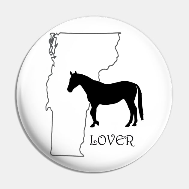 Vermont Horse Lover Gift Pin by Prairie Ridge Designs