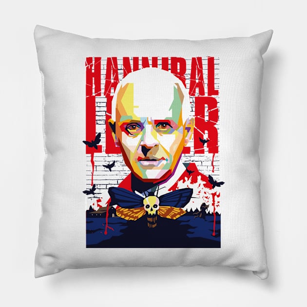 Hannibal Lecter Pillow by difrats