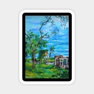Rural Area House. Magnet