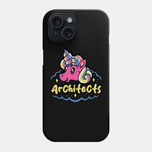 architects and the naughty unicorn Phone Case