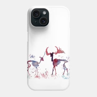 Deer skeletons Phone Case