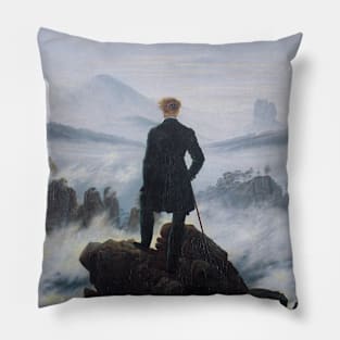 Wanderer Above the Sea of Fog Caspar David Friedrich Pillow