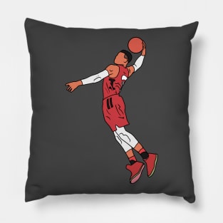 Russell Westbrook Rockets Dunk Pillow