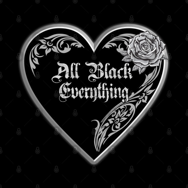 All Black Everything by Gothic Rose