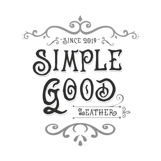 Simple Good Leather logo v1 by Schadow-Studio