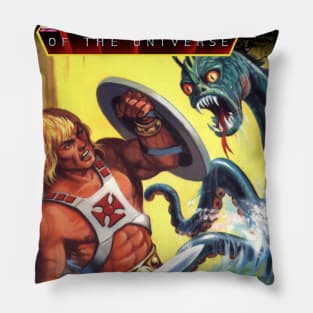 He-Man vs Sea Creature Pillow