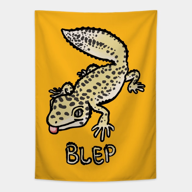 Bleopard Gecko Tapestry by Meganopteryx