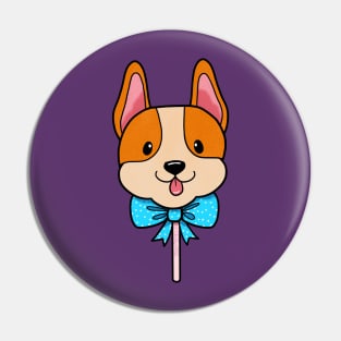 Corgi Cake Pop Pin