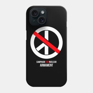 Campaign for Nuclear Armament CND parody Phone Case