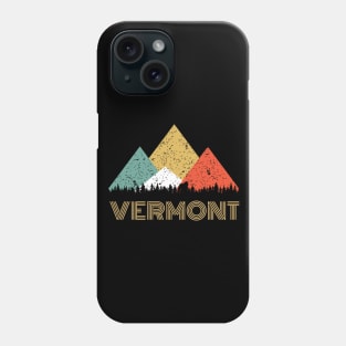 Secret Sasquatch Hidden Retro Vermont with Hiding Bigfoot Phone Case