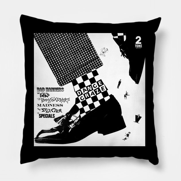 Dance Craze 1981 Pillow by Scum & Villainy