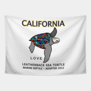 California - Leatherback Sea Turtle - Love Tapestry