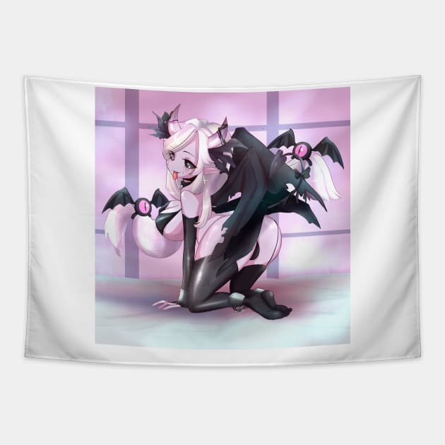 Soft demon Tapestry by ponnyan