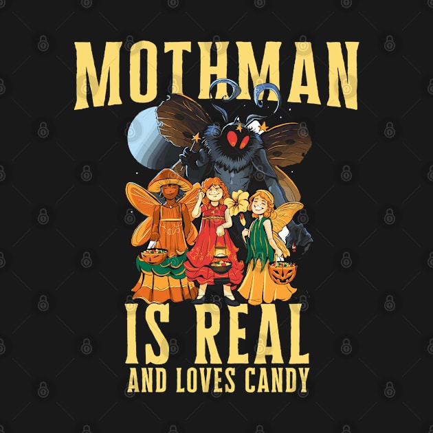 Mothman Funny Halloween Urban Legend Cryptid by Emmi Fox Designs