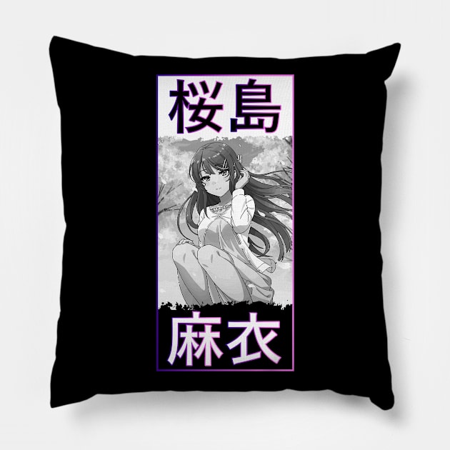 Bunny girl Senpai Pillow by Koburastyle