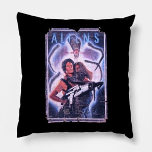 Aliens Ghana Poster Pillow