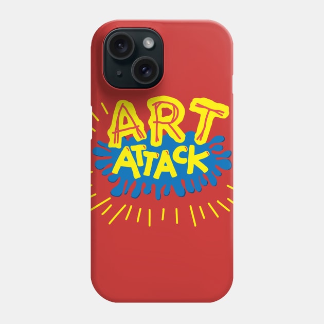 Art Attack!! Phone Case by swordfrog