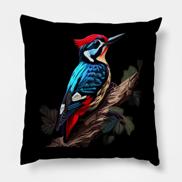 Woodpecker Pillow by JH Mart