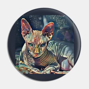 Sphynx cat Pin