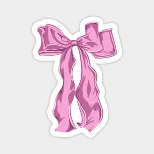 Pretty Pink Bow Magnet