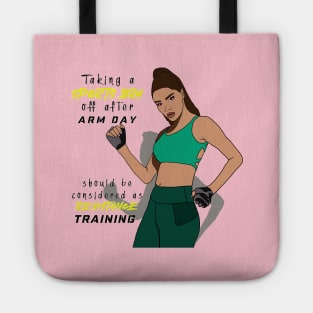 Resistance Training Funny Tote