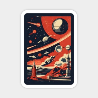 Soviet space art Magnet