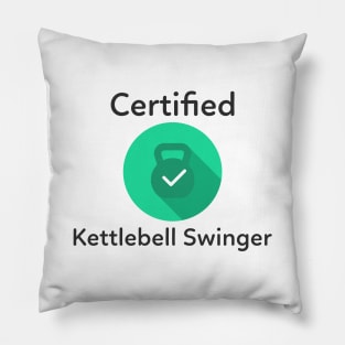 Certified Kettlebell Swinger Pillow