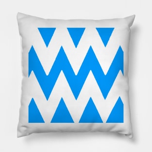 Chevron Blue Pillow