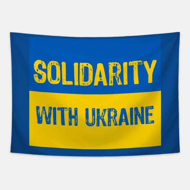 Solidarity with Ukraine Tapestry by Scar