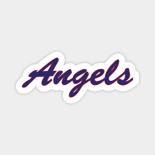 Angels Script – blue Magnet