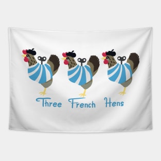 Three French Hens | Chicken | Lilla The Lamb Tapestry