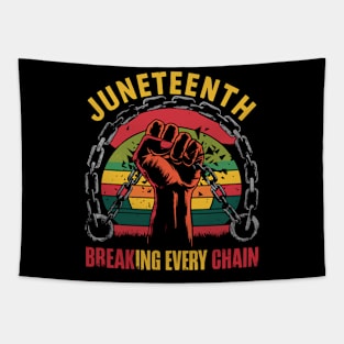 Juneteenth African American Freedom Black History Design Tapestry