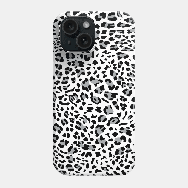 New Leopard Texture 3 Phone Case by B&K