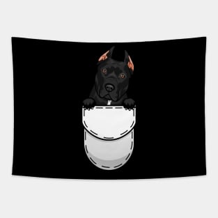 Pit Bull Terrier Pocket Dog Tapestry