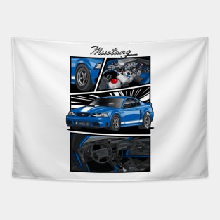 2003 Mustang Mach 1 Dragster Tapestry