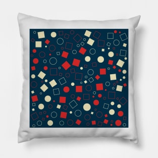 Abstract geometric shapes pattern Pillow