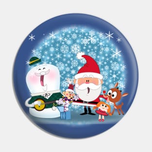 Happy Holidays Pin