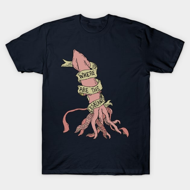 Giant Squid On A Shirt Giant Squid On A Shirt