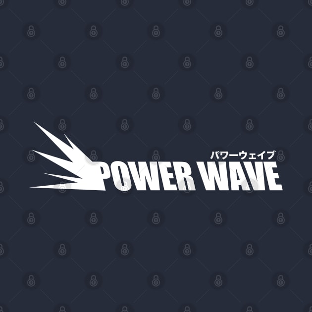 Retro Japanese Game "Power Wave" by CandyApparel