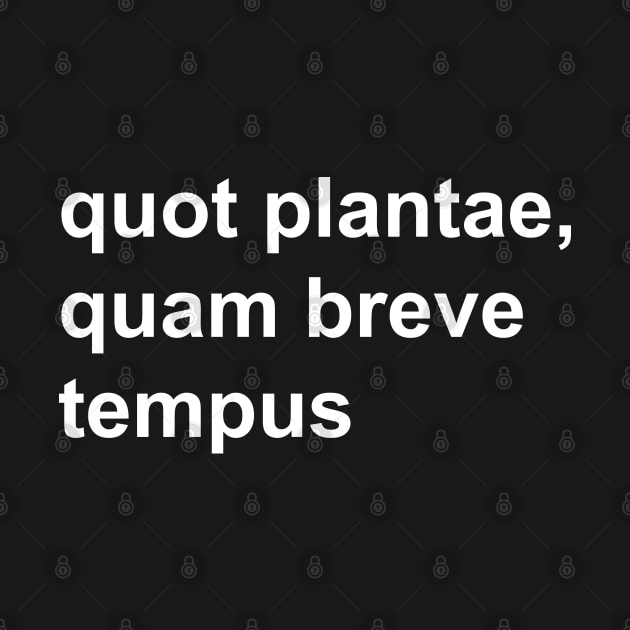 quot plantae, quam breve tempus by HousePlantHobbyist