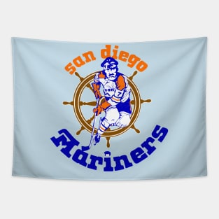 Defunct San Diego Mariners Hockey Tapestry