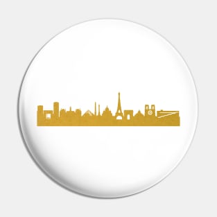 Golden Paris Pin