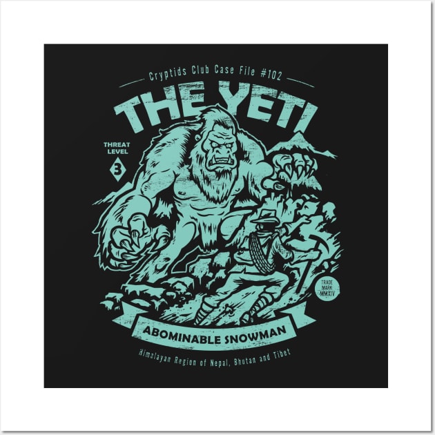 green yeti Poster