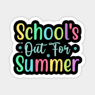 Schools Out For Summer Magnet