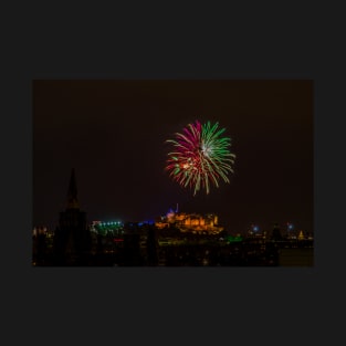 Edinburgh Castle Fireworks T-Shirt