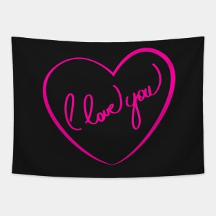 I Love You - Heart Tapestry