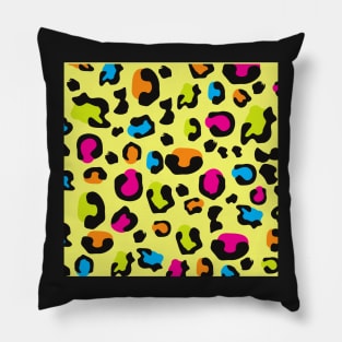 Colorful leopard pattern Pillow