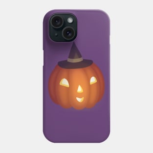 Little Witch Pumpkin Phone Case