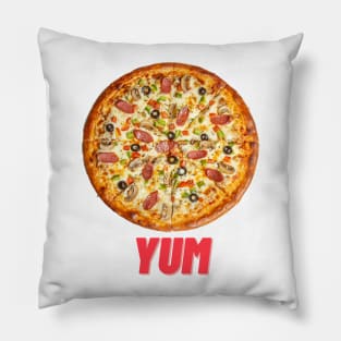 Yum Pizza Design Pillow