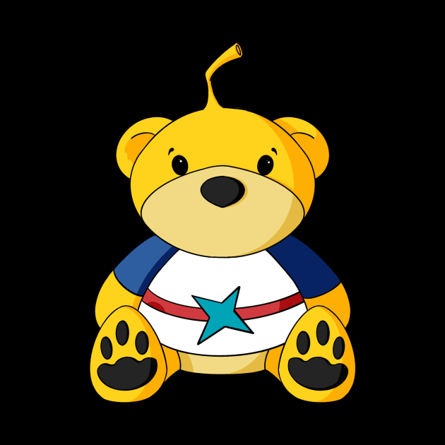 Allstar Snork Teddy Bear by Alisha Ober Designs